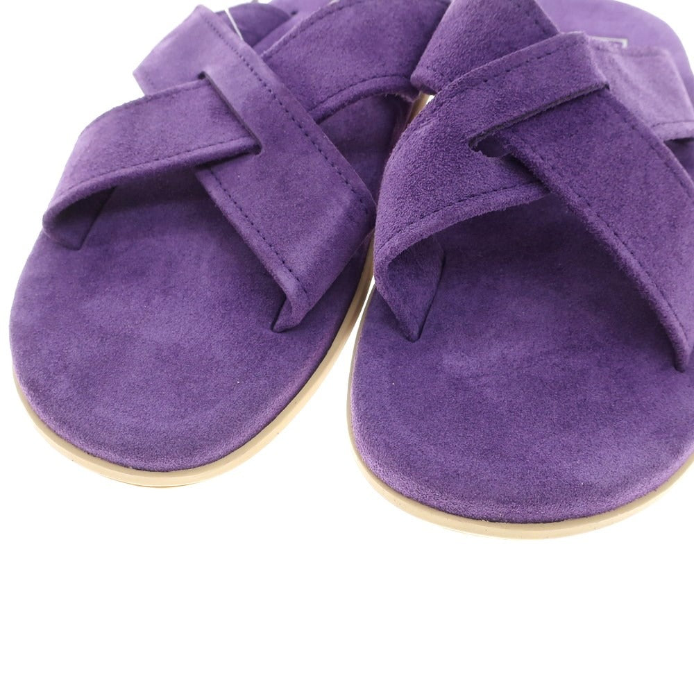 [Used] [Unused] ISLAND SLIPPER Suede Cross Strap Sandals Purple [10] [Condition Rank S] [Men&