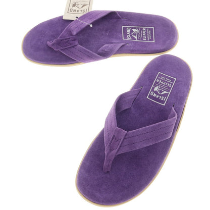 [Used] [Unused] ISLAND SLIPPER Suede Thong Sandals Purple [10] [Condition Rank S] [Men&