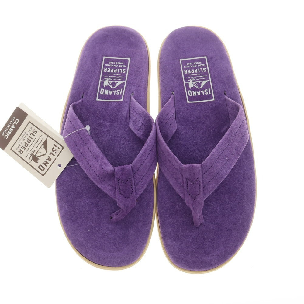 [Used] [Unused] ISLAND SLIPPER Suede Thong Sandals Purple [10] [Condition Rank S] [Men&