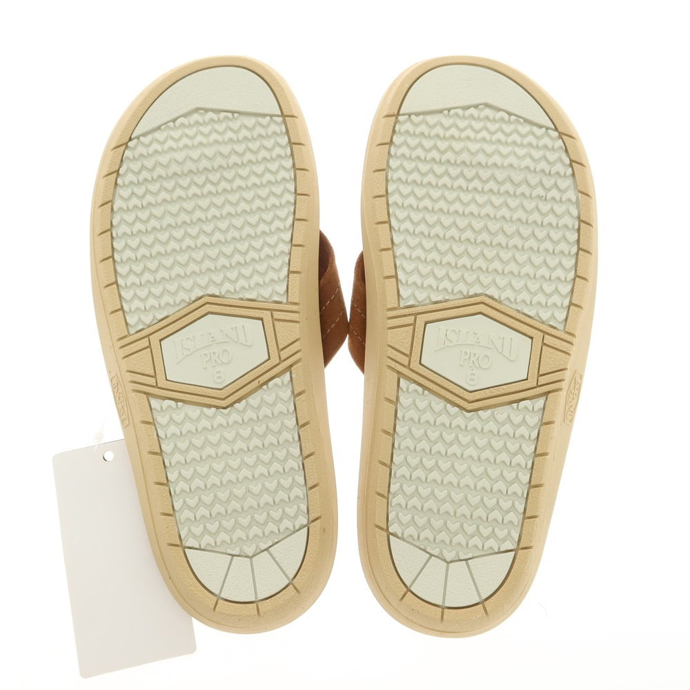 [Used] [Unused] ISLAND SLIPPER Suede Thong Sandals Brown [8] [Condition Rank S] [Men&