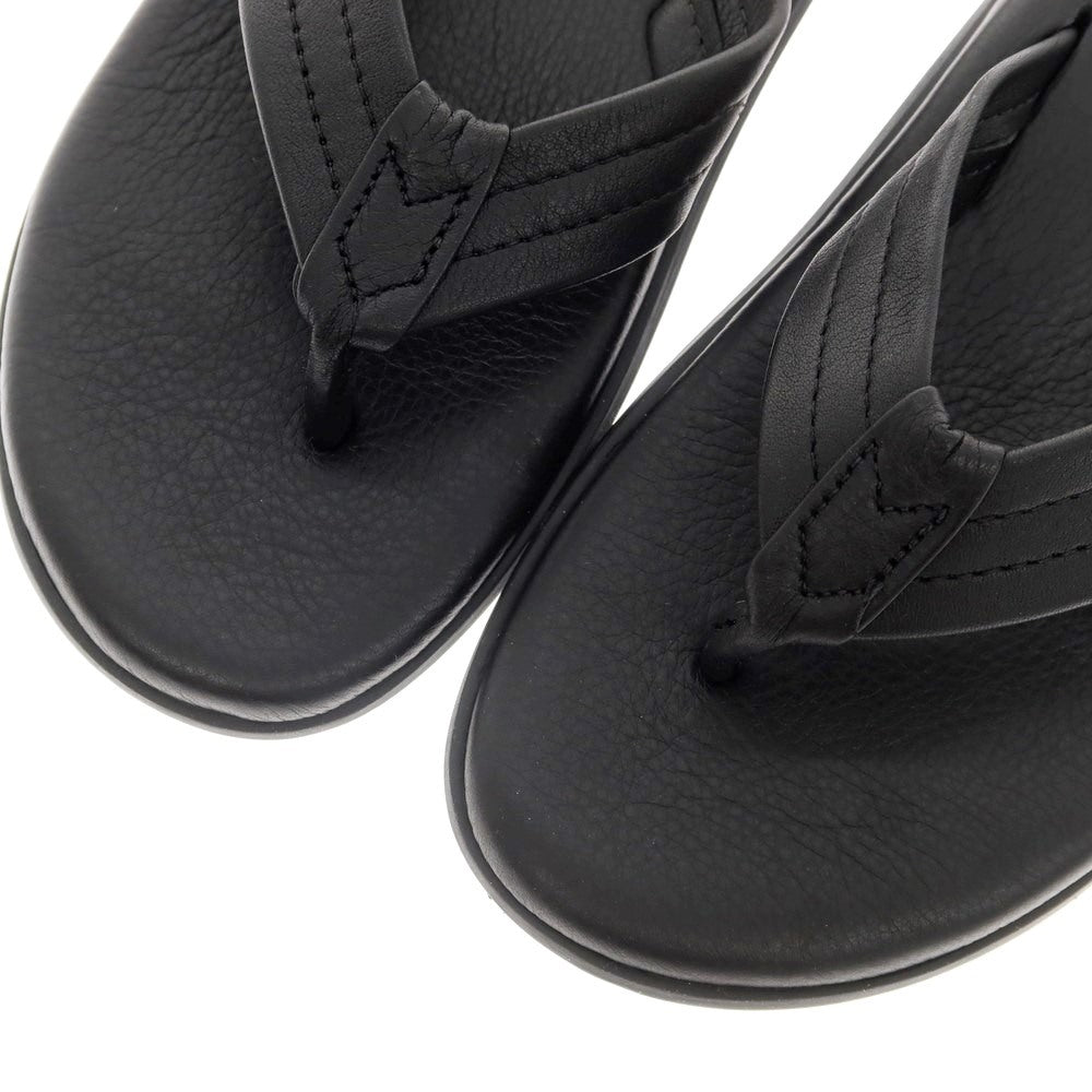 [Used] [Unused] ISLAND SLIPPER Leather Thong Sandals Black [9] [Condition Rank S] [Men&