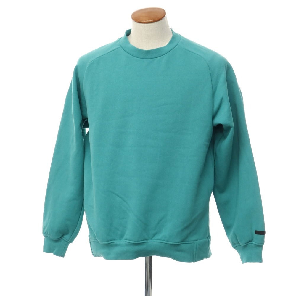 【中古】ヘリーハンセン HELLY HANSEN コットンポリエステル クルーネック スウェット ブルーグリーン【サイズM】【GRN】【A/W】【状態ランクB】【ユニセックス】 [EPD]