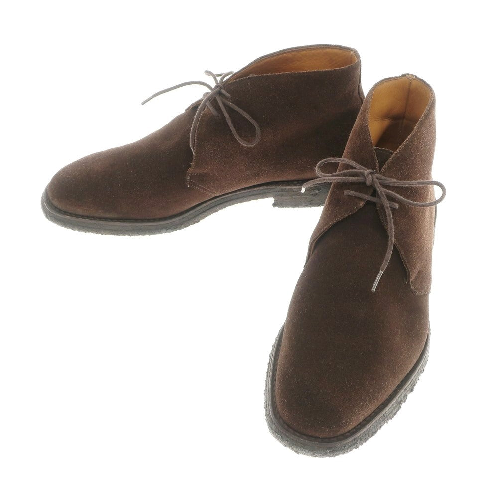 [Used] George Cleverley Suede Chukka Boots Brown [7E] [Condition Rank B] [Men&