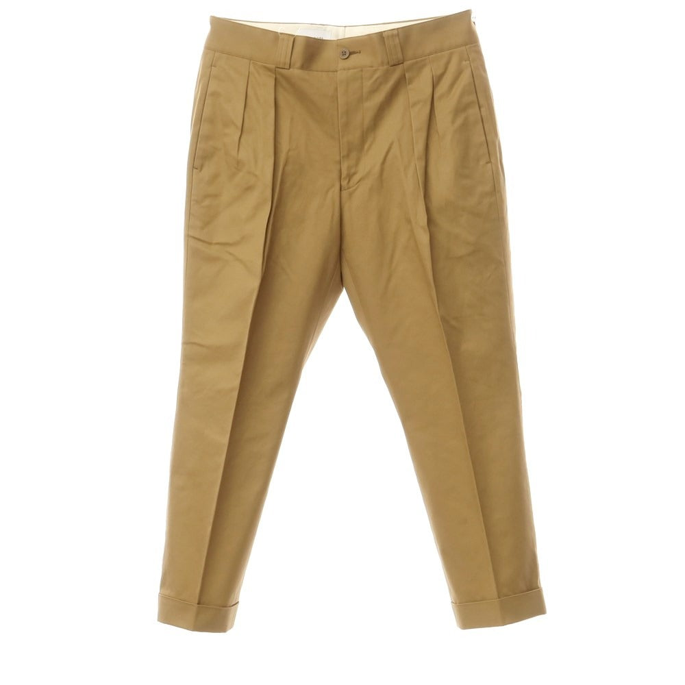 [Used] Tangent Cotton Casual Slacks Pants Brown Beige [50] [Condition Rank A] [Men&