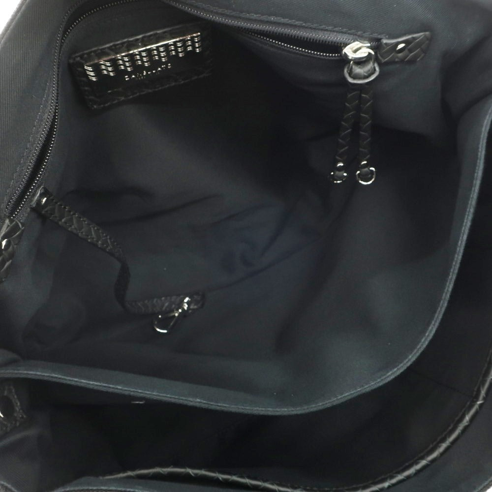 [Used] ZANELLATO Postina Canvas Shoulder Bag Black [Condition Rank B] [Men&