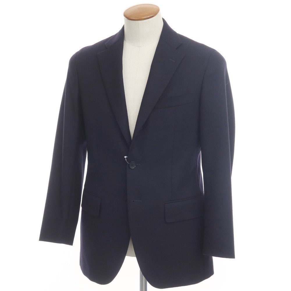 【中古】ユニフォームエクスペリメント uniform experiment ウール 2B テーラードジャケット ネイビー【サイズ2】【NVY】【A/W】【状態ランクC】【メンズ】 [EPD]