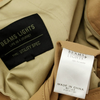 [Used] BEAMS LIGHTS polyester casual slacks pants, beige [M] [Condition rank B] [Men&