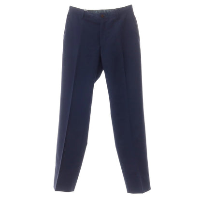 [Used] Calzoni polyester casual slacks pants, navy [80cm] [Condition rank B] [Men&