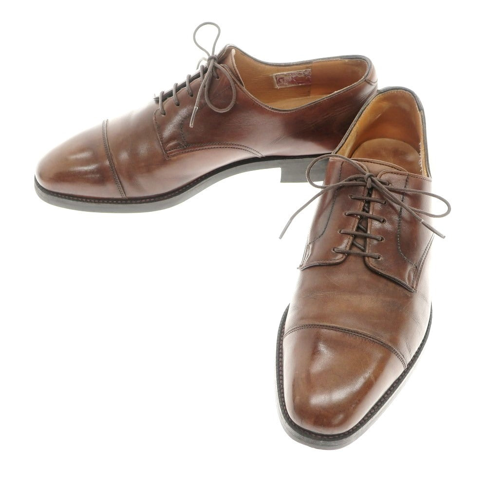 【中古】クロケットアンドジョーンズ CROCKETT&amp;JONES ハンドグレード ストレートチップ ドレスシューズ ブラウン【 表記なし（71/2cm位） 】【 状態ランクD 】【 メンズ 】
[EPD]