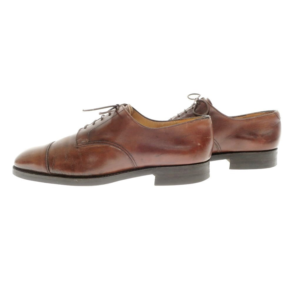 【中古】クロケットアンドジョーンズ CROCKETT&amp;JONES ハンドグレード ストレートチップ ドレスシューズ ブラウン【 表記なし（71/2cm位） 】【 状態ランクD 】【 メンズ 】
[EPD]