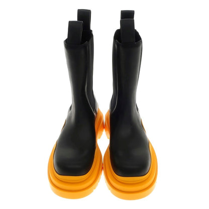 [Used] [Unused] Bottega Veneta Tire Long Chelsea Boots Black x Orange [40] [Condition Rank S] [Men&