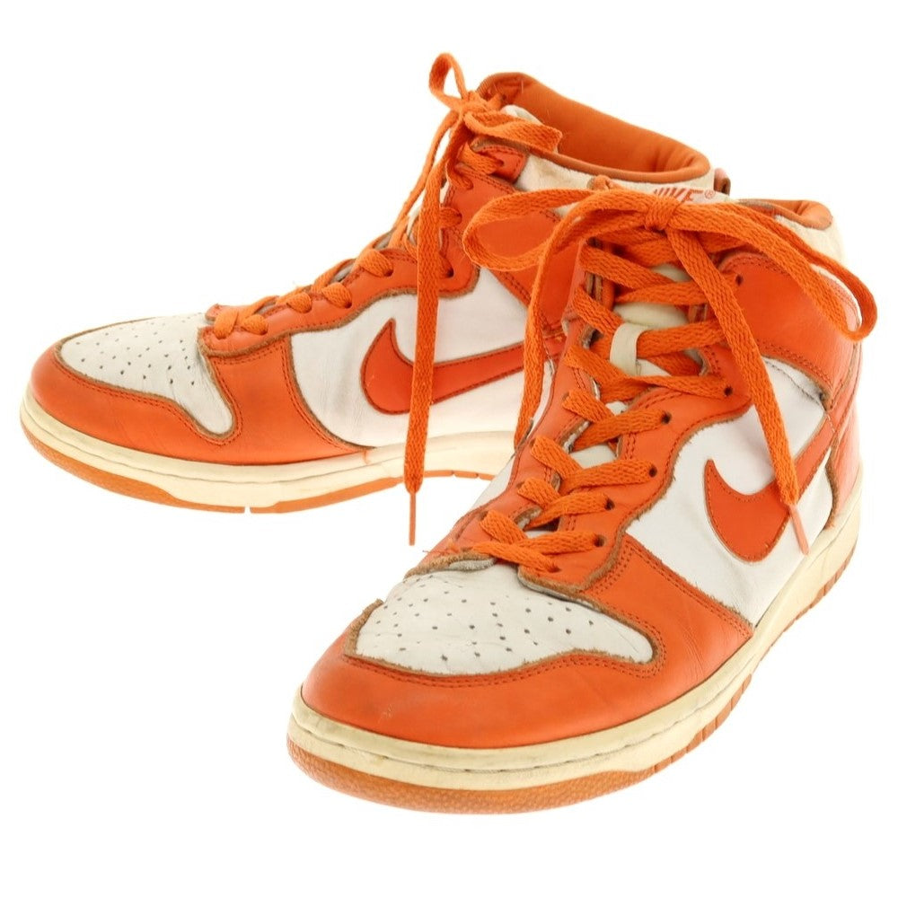 【中古】ナイキ NIKE DUNK HIGH LE 98年製 ダンクハイ オールレザー スニーカー ホワイトxオレンジ【 27.5cm 】【 状態ランクD 】【 メンズ 】
[EPD]