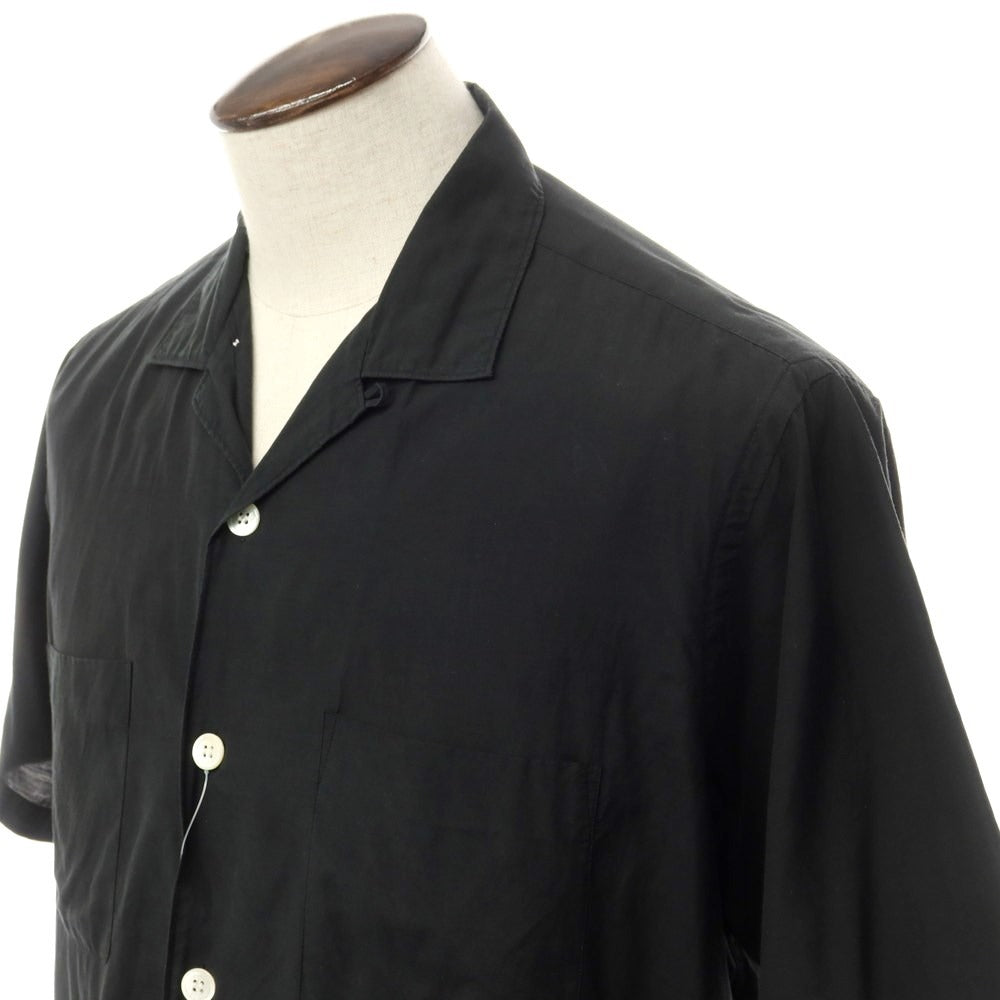 【中古】コムデギャルソンオム COMME des GARCONS HOMME 1998年製 オープンカラー 半袖シャツ ブラック【サイズ表記なし（Ｌ位）】【BLK】【S/S】【状態ランクD】【メンズ】【759571】