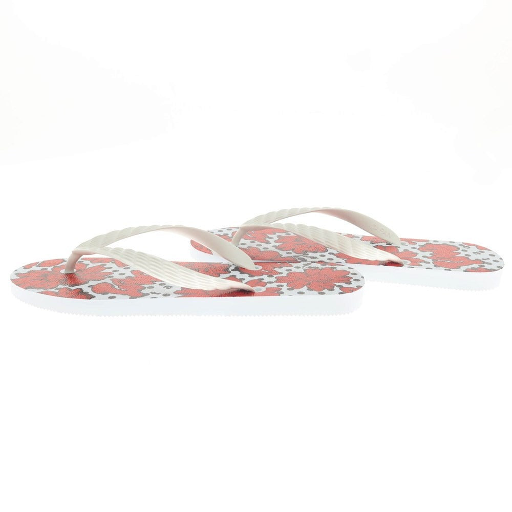 [Used] [Unused] Tao 2023 Spring/Summer Flower Print Thong Sandals White x Red [28] [Condition Rank S] [Men&