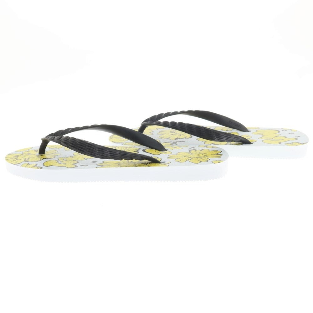 [Used] [Unused] Tao 2023 Spring/Summer Flower Print Thong Sandals White x Yellow [27] [Condition Rank S] [Men&