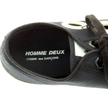 [Used] COMME des GARCONS HOMME DEUX × NOVESTA 2023 Fall/Winter Canvas Sneakers Black [40] [Condition Rank B] [Men&