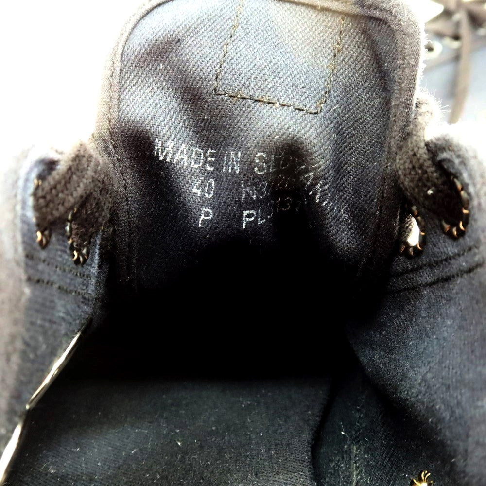 [Used] COMME des GARCONS HOMME DEUX × NOVESTA 2023 Fall/Winter Canvas Sneakers Black [40] [Condition Rank B] [Men&