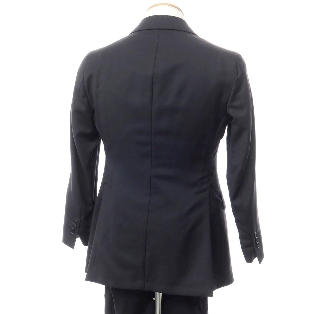 [Used] TAGLIATORE wool double-breasted suit, black [44] [Condition rank B] [Men&