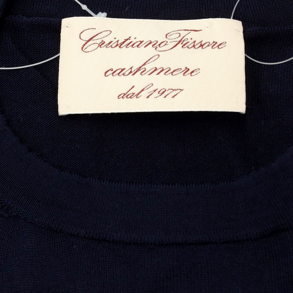 [Used] Cristiano Fissore Silk Pullover Knit Navy [44] [Condition Rank A] [Men&