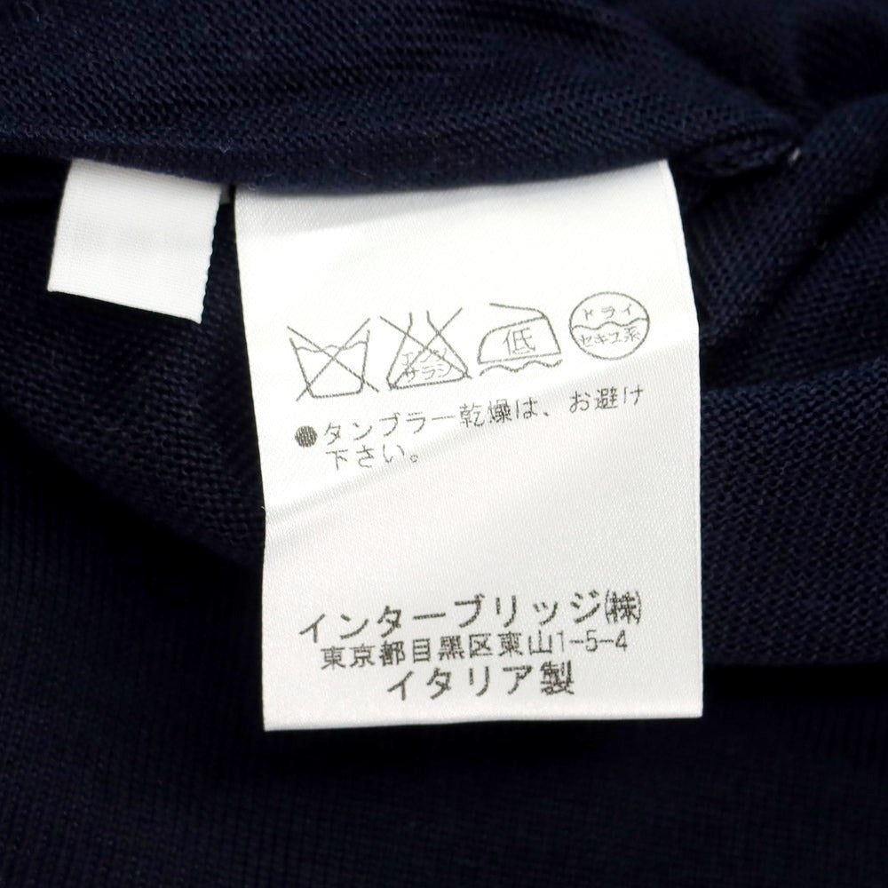 [Used] Cristiano Fissore Silk Pullover Knit Navy [44] [Condition Rank A] [Men&