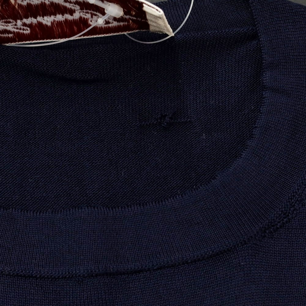 [Used] Cristiano Fissore Silk Pullover Knit Navy [44] [Condition Rank A] [Men&