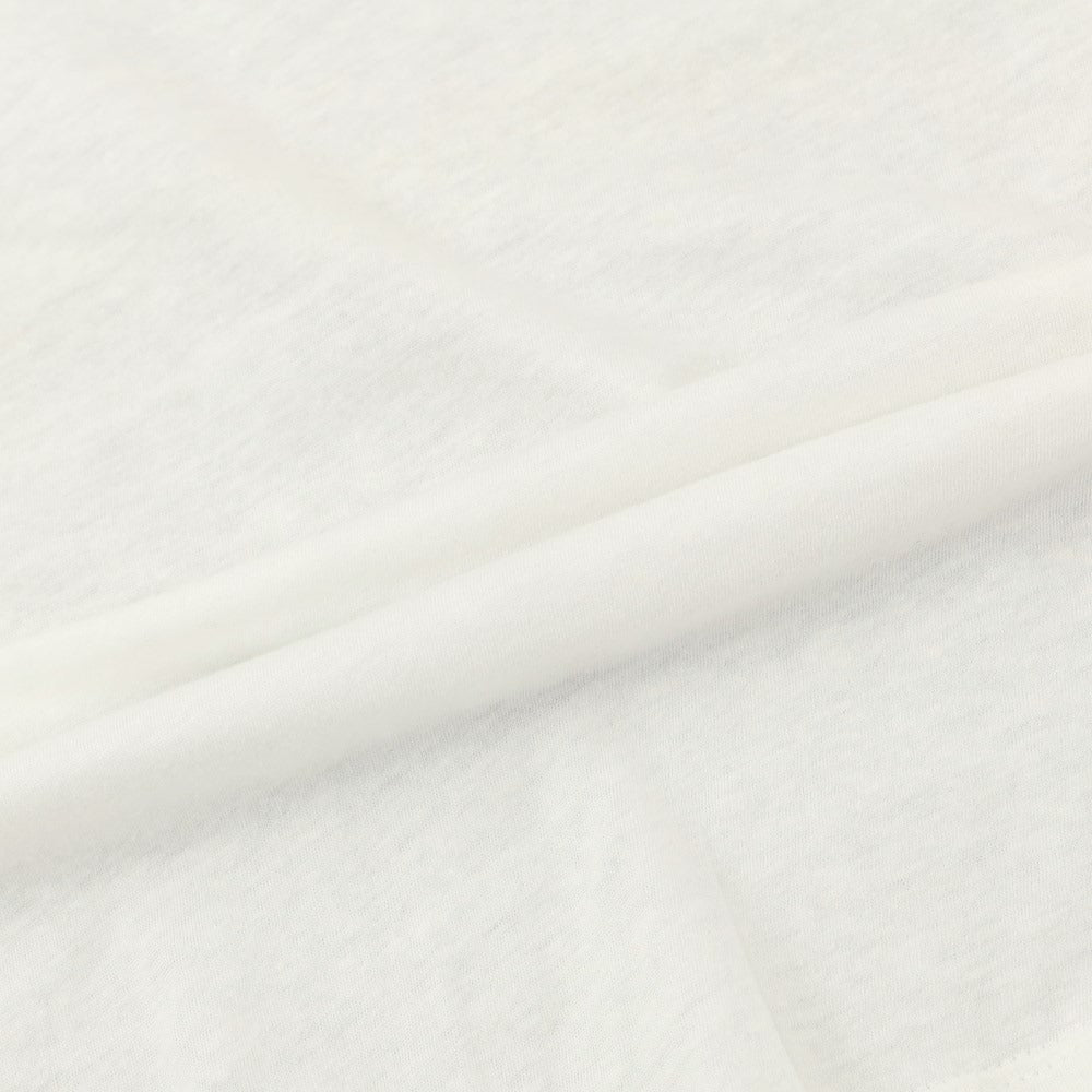 [Used] Cristiano Fissore Cotton Linen Short Sleeve Polo Shirt White [46] [Condition Rank C] [Men&
