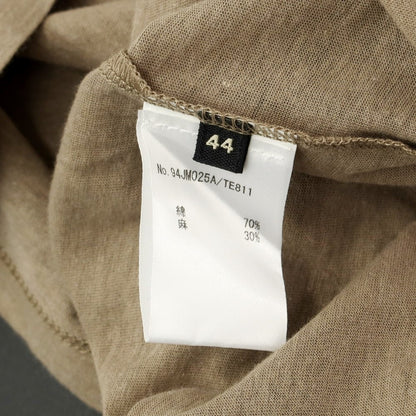 [Used] [Unused] Cristiano Fissore Cotton Linen Short Sleeve Polo Shirt Greige [44] [Condition Rank S] [Men&