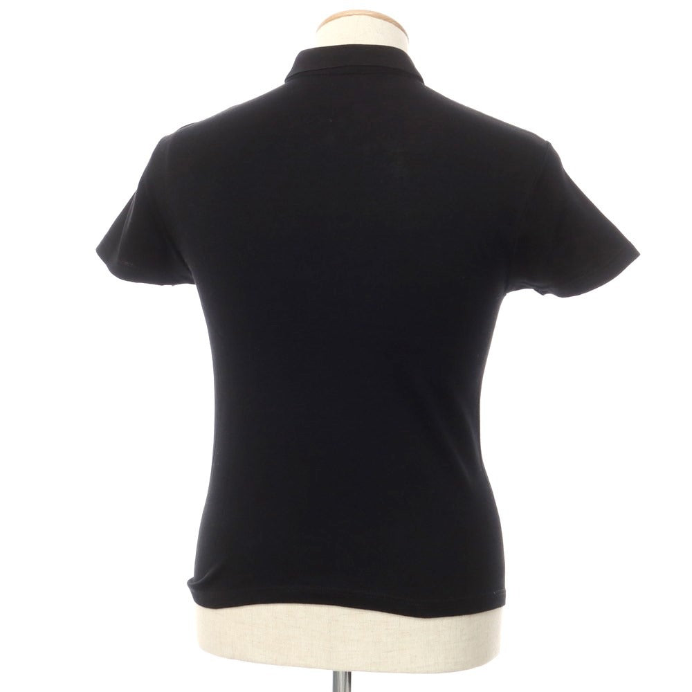 [Used] Letroyes Cotton Short Sleeve Polo Shirt Black [S] [Condition Rank B] [Men&