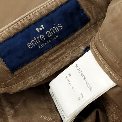 [Used] ENTRE AMIS Cotton Casual Slacks Pants Brown [31] [Condition Rank D] [Men&