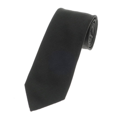 [Used] Nicky 3-fold plain silk tie in black [BLK] [S/S/A/W] [Condition: B] [Men&