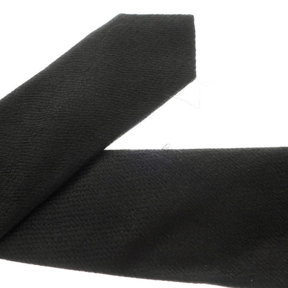 [Used] Nicky 3-fold plain silk tie in black [BLK] [S/S/A/W] [Condition: B] [Men&