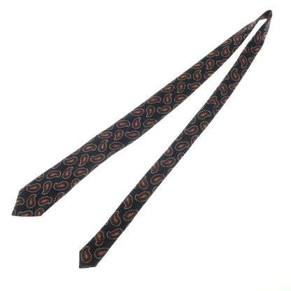 [Used] [Unused] Altea 3-fold wool paisley small pattern tie navy x brown [NVY] [A/W] [Condition rank S] [Men&