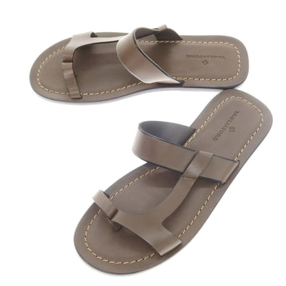 [New Outlet] Tagliatore TAGLIATORE Leather Thong Sandals Brown [42] [Condition Rank N-] [Men&