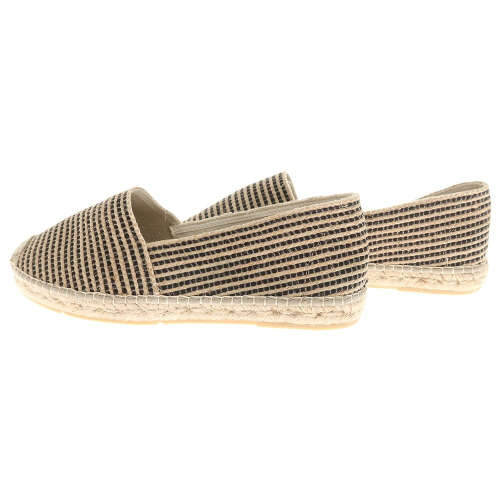 [New] Tagliatore TAGLIATORE JULIO Espadrilles Shoes Black x Beige [42] [Condition Rank N] [Men&