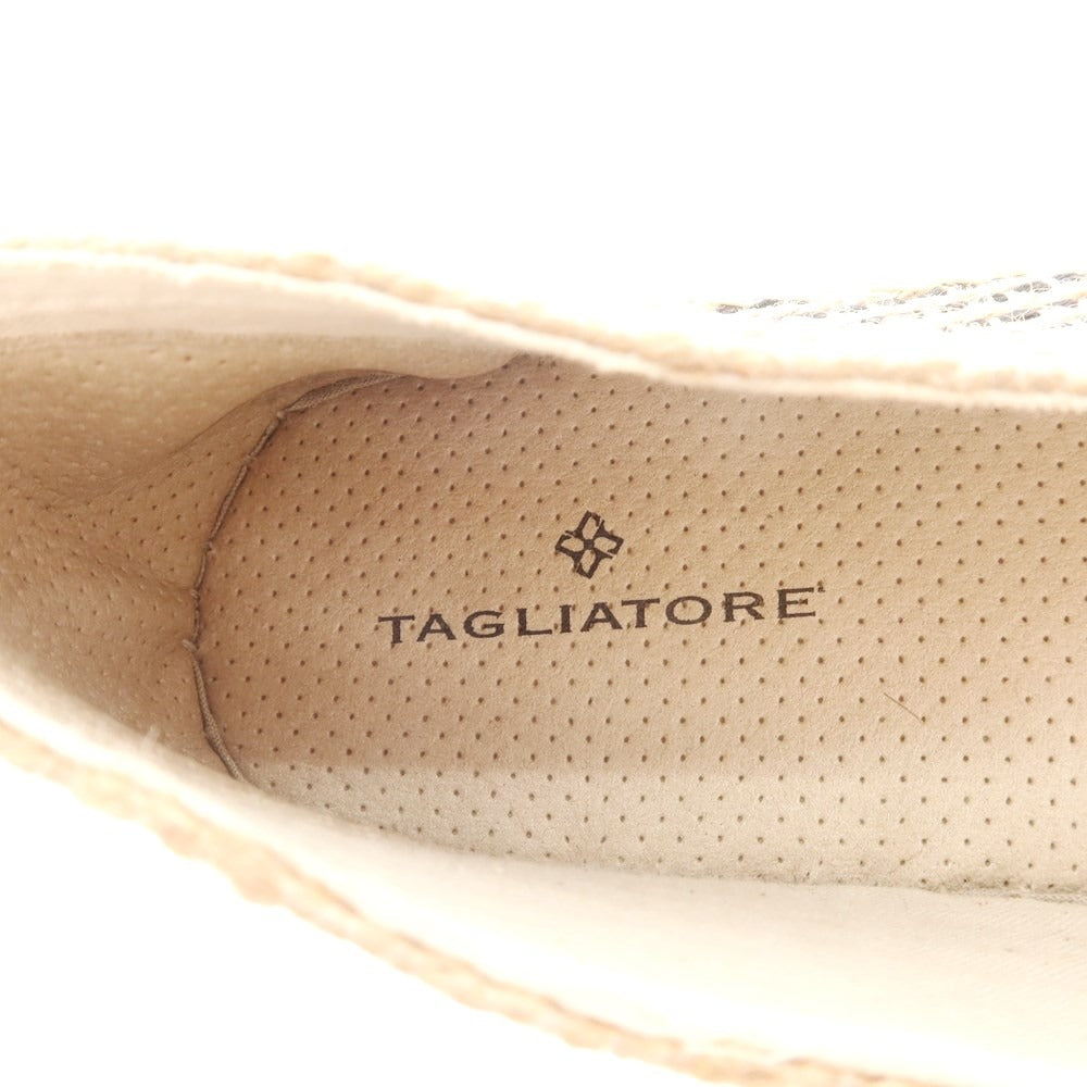 [New] Tagliatore TAGLIATORE JULIO Espadrilles Shoes Black x Beige [42] [Condition Rank N] [Men&