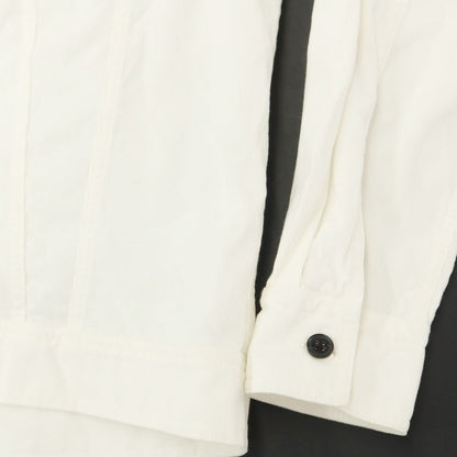 [New Outlet] Bagutta Cotton Corduroy Work Jacket
 White [Size L] [WHT] [S/S] [Condition Rank N-] [Men&