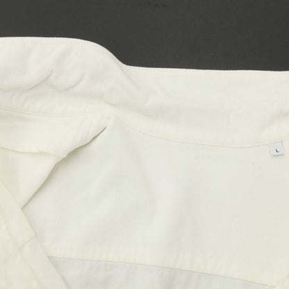 [New Outlet] Bagutta Cotton Corduroy Work Jacket
 White [Size L] [WHT] [S/S] [Condition Rank N-] [Men&