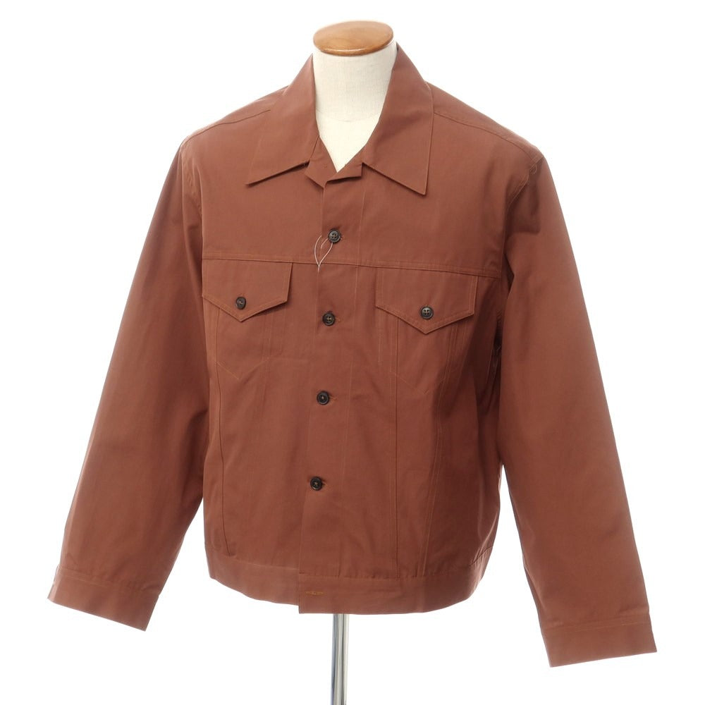 [New Outlet] Bagutta Cotton Work Jacket
 Brown [Size M] [BRW] [S/S] [Condition Rank N-] [Men&