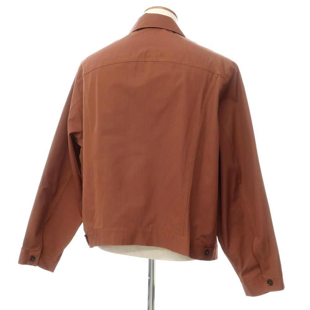 [New Outlet] Bagutta Cotton Work Jacket
 Brown [Size M] [BRW] [S/S] [Condition Rank N-] [Men&