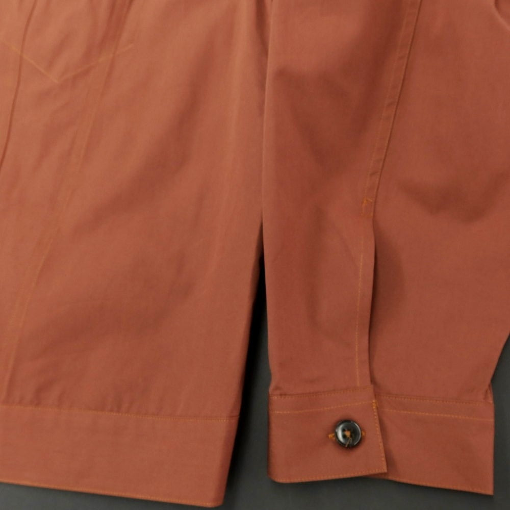 [New Outlet] Bagutta Cotton Work Jacket
 Brown [Size M] [BRW] [S/S] [Condition Rank N-] [Men&