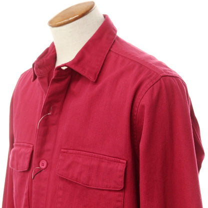 [New Outlet] Bagutta Cotton Casual Shirt
 Wine red [Size M] [RED] [S/S/A/W] [Condition rank N-] [Men&