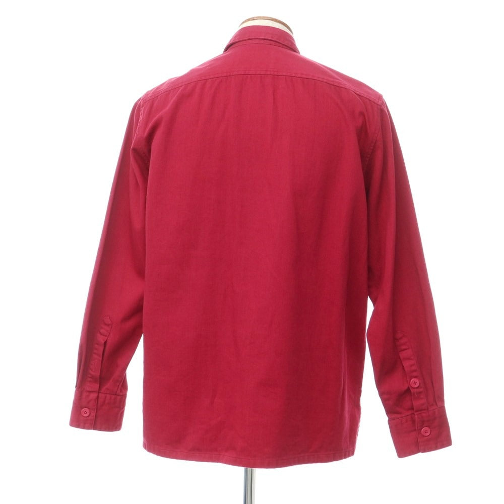 [New Outlet] Bagutta Cotton Casual Shirt
 Wine red [Size M] [RED] [S/S/A/W] [Condition rank N-] [Men&