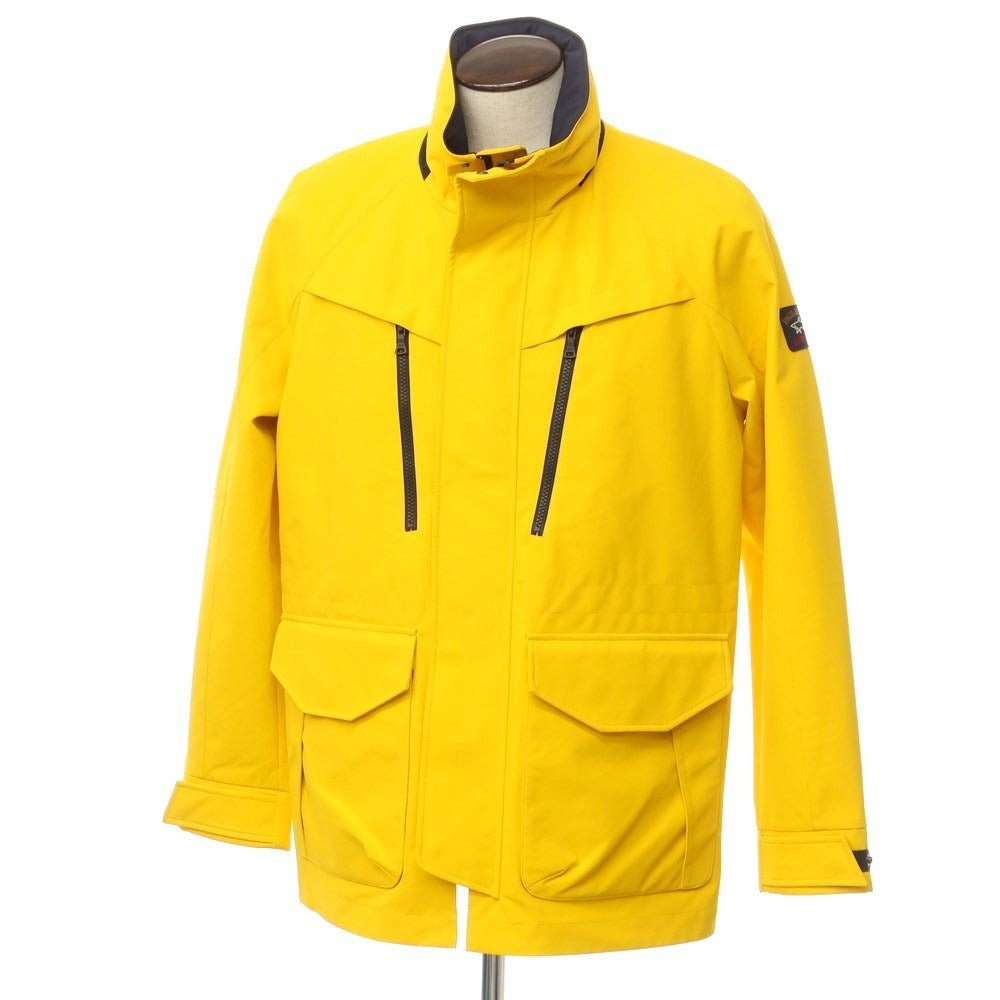 [New Outlet] Paul &amp;amp; Shark TYPHOON20000 Polyester Shell Jacket Yellow [L] [Condition Rank N-] [Men&