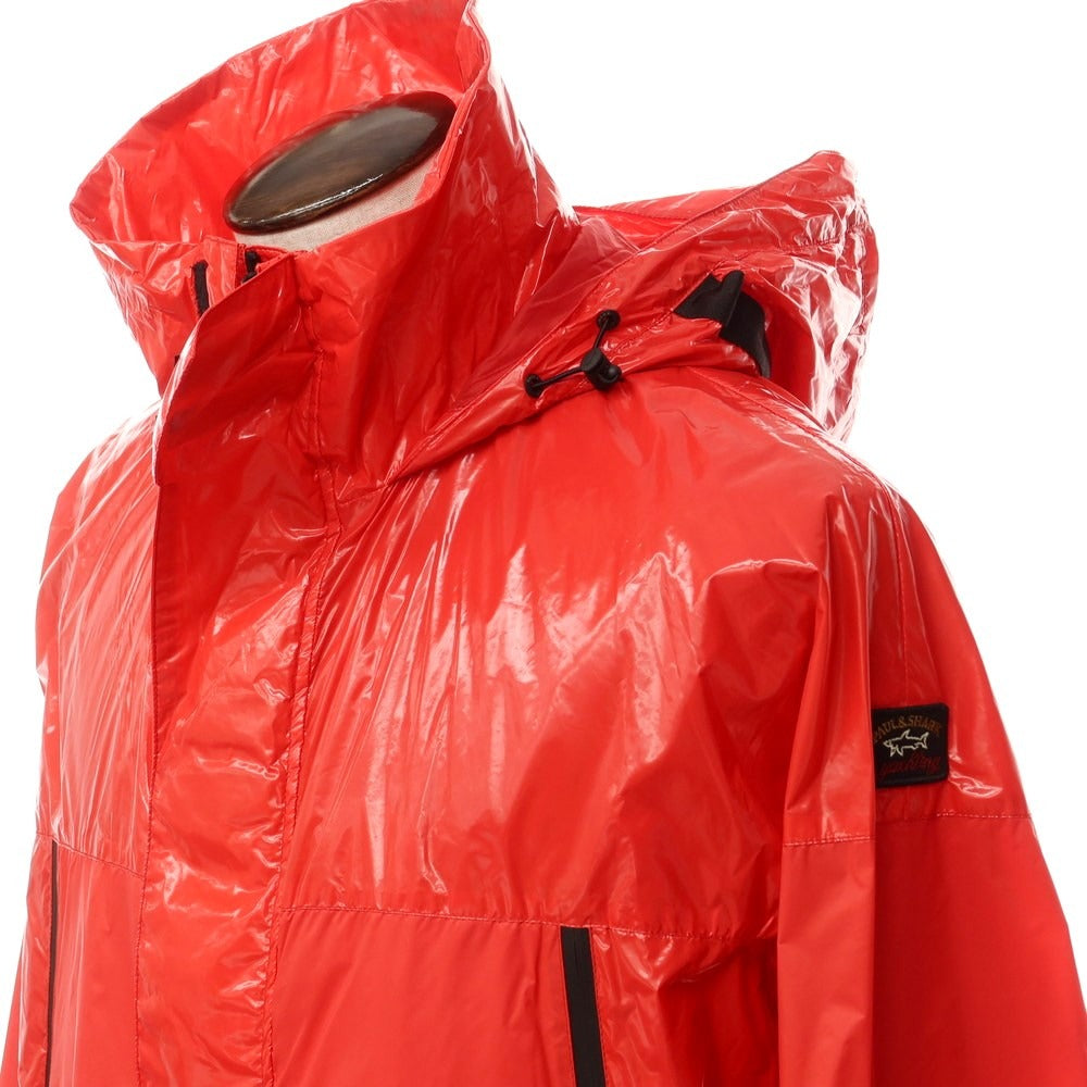 [New Outlet] Paul &amp;amp; Shark Shiny Nylon Shell Jacket Red [L] [Condition Rank N-] [Men&