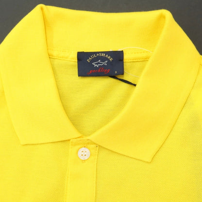 [New] Paul &amp;amp; Shark Cotton Short Sleeve Polo Shirt Yellow [Size S] [YEL] [S/S] [Condition Rank N] [Men&