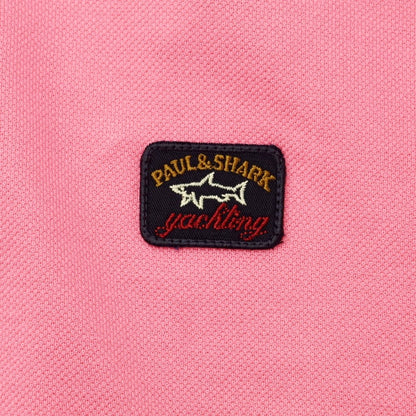 [New Outlet] Paul &amp;amp; Shark Cotton Short Sleeve Polo Shirt Pink [Size S] [PNK] [S/S] [Condition Rank N-] [Men&