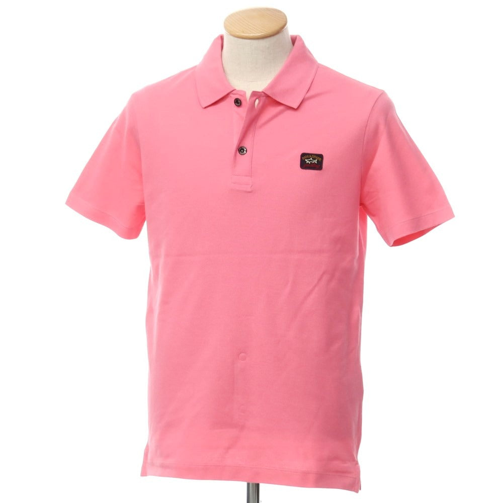 [New Outlet] Paul &amp;amp; Shark Cotton Short Sleeve Polo Shirt Pink [Size S] [PNK] [S/S] [Condition Rank N-] [Men&