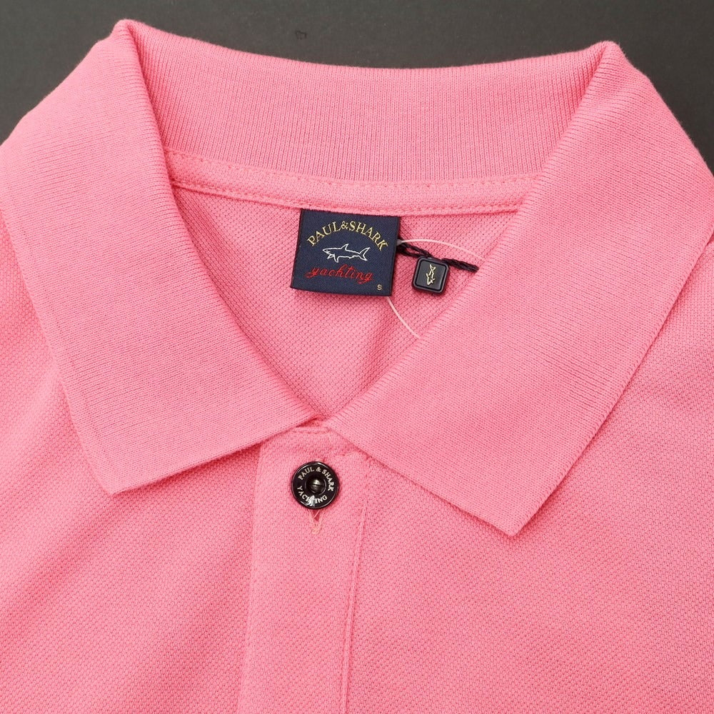 [New Outlet] Paul &amp;amp; Shark Cotton Short Sleeve Polo Shirt Pink [Size S] [PNK] [S/S] [Condition Rank N-] [Men&