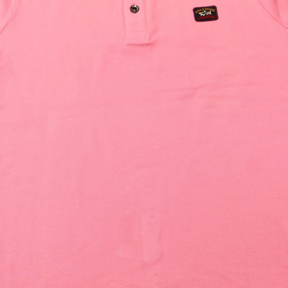 [New Outlet] Paul &amp;amp; Shark Cotton Short Sleeve Polo Shirt Pink [Size S] [PNK] [S/S] [Condition Rank N-] [Men&