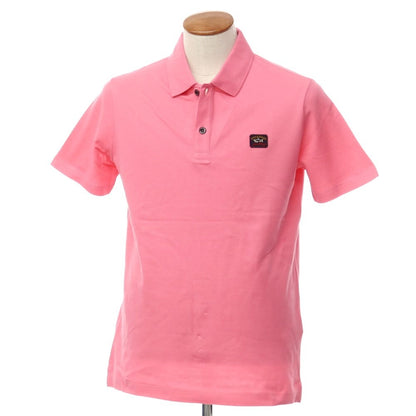 [New Outlet] Paul &amp;amp; Shark Cotton Short Sleeve Polo Shirt Pink [Size M] [PNK] [S/S] [Condition Rank N-] [Men&